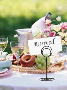 12pcs Table Number Clips, 3 Sizes For Placing Cards, Names, Numbers, Menus, Memos, Photos, Stands For Wedding, Anniversary, Party, Table, Photo Frame, Notes, Birthday Party Or Other Events - View 3