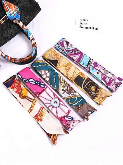 Bag Accessories - Decorative Scarf, DIY Decoration For Women's Bags, Handle Wrap Scarf