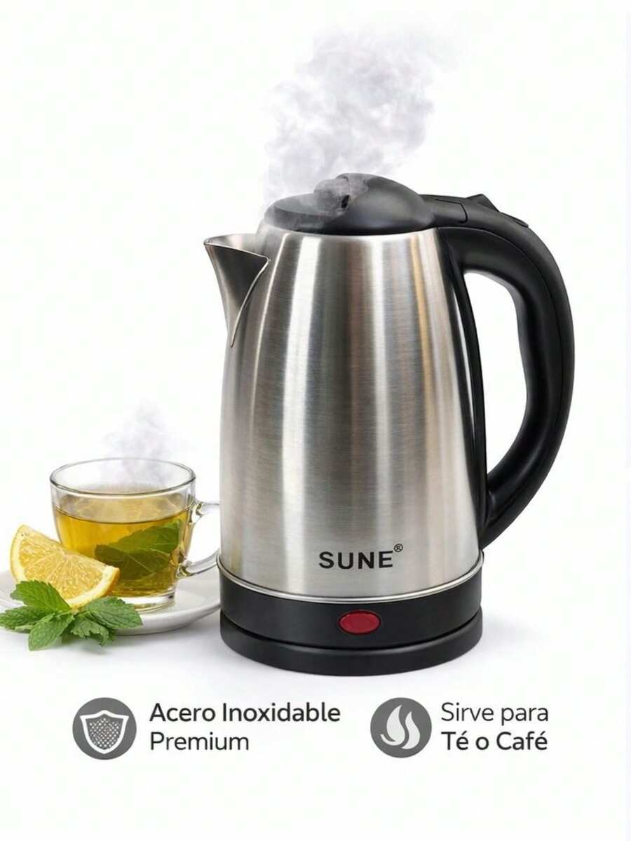 Tetera Cafetera Hervidor Eléctrico 2 Litros Inoxidable - Tipo de Enchufe A Japonés (100V) - Ver 1