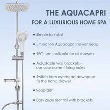 Bathtub & Shower Trim Systems - AQUALONA Aquacapri Shower Column - View 4