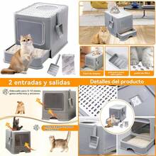 Cat Litter Box - GRAY - View 1