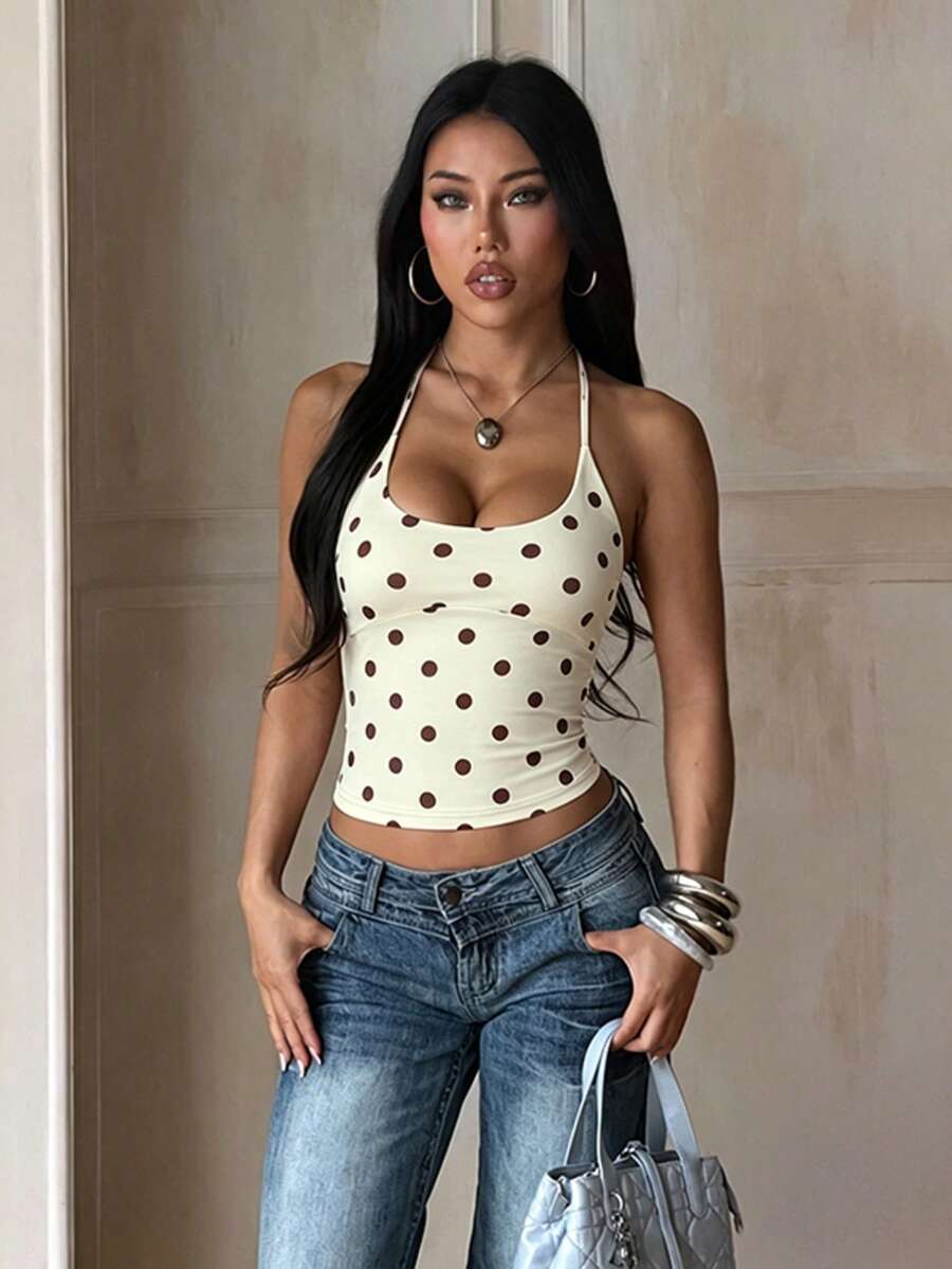 Áo hai dây trễ vai cơ bản mùa hè mới, áo hai dây màu trơn kiểu dáng ôm sát dành cho nữ đi biển, áo nữ màu hồng phong cách Y2K, áo hai dây nữ, trang phục lễ hội, trang phục biểu diễn, áo hai dây xếp ly màu trơn ôm sát dành cho nữ. - Màu mơ nhạt - Xem 1