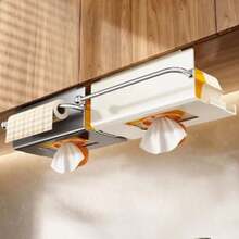 Giá đựng khăn giấy tiết kiệm không gian dưới tủ, bằng thép không gỉ, kiểu treo ngược, không cần khoan, gắn tường cho nhà bếp và phòng tắm nhỏ, giá đựng giấy vệ sinh tự dính đặt trên mặt bàn, thiết kế tối giản hiện đại, giá đựng khăn giấy dán dễ lắp đặt, giá đựng giấy vệ sinh nhỏ gọn để sắp xếp nhà cửa, giá đựng giấy vệ sinh gắn tường đa năng, phụ kiện trang trí nhà bếp và phòng tắm, giải pháp lưu trữ thiết thực bằng thép không gỉ. - Nhiều màu - Xem 4