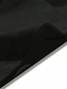 100% cotton Camisa de manga corta de algodón para  con motivo de flores de hibisco - Negro - Ver 3