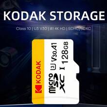 Kodak 柯达 MicroSD 卡带读卡器 128GB 64GB 32GB 16GB Class10 高速存储卡 U3 V30 A1 TF SD 闪存卡 MicroSDXC - 查看 8