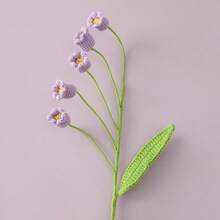 5 Buah Ranting Bunga Lily of the Valley Buatan Tangan, Dekorasi Rumah Mewah untuk Ruang Makan, Gaya Ins - MultiWarna - View 9