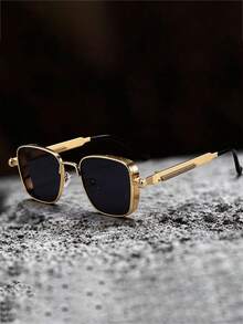 1 chiếc kính gọng lớn phong cách retro thường ngày, kính mắt thời trang cổ điển dành cho nam giới, phù hợp để đeo hàng ngày, đi làm, du lịch ngoài trời và nghỉ mát. - Nhiều màu - Xem 6
