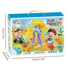3-8 Years Old Kids Clay Modeling Toy Set | Creative Ferris Wheel Making Kit | Candy & Cookie Shaped Tools & Accessories | 4-8 Years Old Classroom, Preschool & Party Favors - Clay Set - View 2