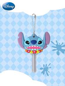 Monogram 1pc Disney Official Licensed Lilo & Stitch Soft Touch Keychain Key Chain Pendant Decorative Keychain Souvenir Gift Anti-Lost Key Accessory Anniversary Birthday Halloween Christmas Gift - A - View 9