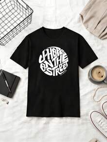 J-Hope "Hope On The Street" Streetwear Cotton Summer Short Sleeve T-Shirt - Black - View 6