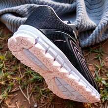 Tênis Esportivo Feminino Confort Plus Macio para Caminhada Academia Treino Leve Respirável Flexível - Rosa Bebê - Visão 3