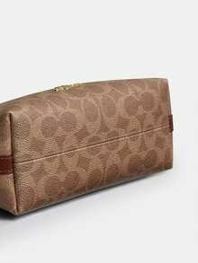 Caitlin 24 Classical Monogram Shoulder Bag for Women Hobo Purses with Coin Pocket and Adjustable Strap - 棕色 - 查看 10