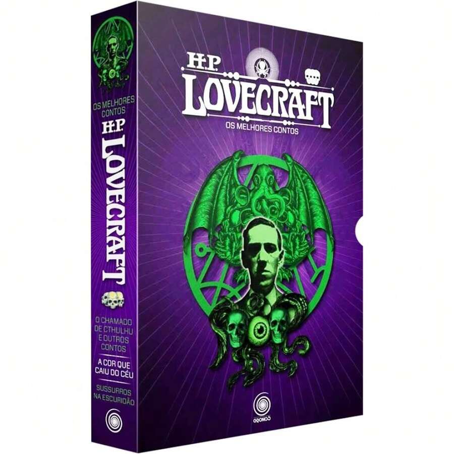 BOX HP LOVECRAFT : OS MELHORES CONTOS - 3 VOLUMES ED: OUT/2020: + PÔSTER + MARCADORES - Livro único - Visão 1