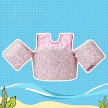 1 pieza Chaleco de natación para niños con ayuda de flotabilidad incorporada - Chaleco salvavidas ajustable rápidamente, adecuado para lecciones de natación, playa, piscina - Dispositivo flotante para niños y niñas - Ideal para principiantes y entrenamiento de en el agua - Chaleco de manga corta de color mixto, perfecto para actividades en la piscina y la playa, festivales, fiestas y entretenimiento, Chaleco de natación para niños, Chaleco flotante de natación para niños - Multicolor - Ver 20