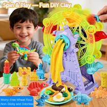 3-8 Years Old Kids Clay Modeling Toy Set | Creative Ferris Wheel Making Kit | Candy & Cookie Shaped Tools & Accessories | 4-8 Years Old Classroom, Preschool & Party Favors - Clay Set - View 3