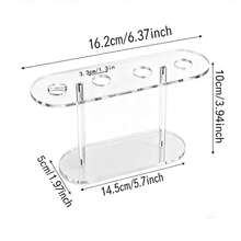 1pc Clear Black Acrylic Ice Cream Cone Holder Stand For Waffle Cone Hand Roll Display On Summer Pool Party Wedding Birthday Buffet Aesthetic Food Riser - Multicolor - View 10