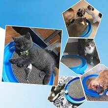 三合一猫抓玩具，带滚珠的猫抓板，毛绒老鼠互动宠物用品 - 查看 6
