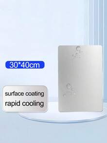 Summer Pet Cooling Aluminum Plate, Small Pet Hamster Heat Relief Cooling Mat, Aluminum Material, Effective Cooling, Summer Rabbit Lying Mat, Dog & Cat Cooling Products - View 12