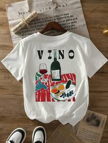 Plus Size T-Shirts - White - View 3