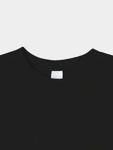 Plus Size T-Shirts - Black - View 5
