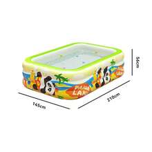3-Layer Large Inflatable Swimming Pool, Family Size Pool, Mobile Water Park, Outdoor Yard Water Entertainment For Summer, Party Pool, Thick & Durable PVC Material - Vitality Series - View 9