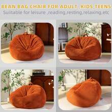 Puf de almacenamiento de animales de peluche sin relleno puf de pana para niños y niños pequeños para adolescentes y adultos organizador de almacenamiento de juguetes cómodo sofá para sala de - C y f - Ver 7