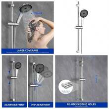 Bathtub & Shower Trim Systems - Silver - View 7