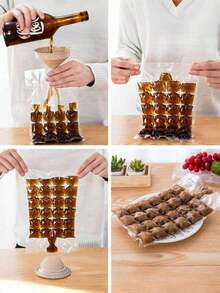 10/50/100 Kantong Es, Cocok untuk Pendinginan dengan Kantong Es, Kantong Pendingin Musim Panas, Kantong Es Berisi Air, Desain Segel Otomatis, Peralatan Dapur Luar Ruangan, Cocok untuk Minuman Buatan Sendiri, Koktail, Pendinginan Musim Panas, Pertemuan Keluarga, Bar dan Restoran - MultiWarna - View 5
