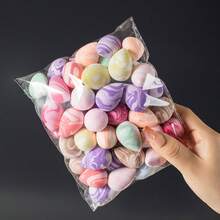 3cm Mini Size Makeup Sponge Blender, 20/30/50/100pcs Set, Foundation Powder Puff, Suitable For Liquid, Cream, Loose Powder, Buildable Flawless Makeup, Multi-Color Combination, Latex-Free, Dry & Wet Use, Fit For All Skin Types - Multicolor - View 3