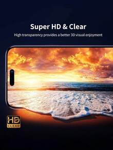 2pcs Privacy Screen Protector, Privacy Protection, Tempered Glass Screen Protector, Full Coverage, Anti-Scratch Anti-Shock, Easy Installation, Compatible With IPhone 18 Pro/18 Pro Max/17 Pro Max/17 Air/16 Pro Max/16 Pro/16 Plus/16/15 Pro Max/14 Pro Max/13 Mini/12/11/XS Max/XR Series - Black - View 5
