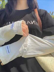 防曬冰絲袖套 女款袖套 護臂套 夏季防曬袖套 開車防曬助手 釣魚防曬 登山防曬 戶外旅行必備品 旅行必備品 送給女性的合適禮物 送給朋友的禮物 送給女朋友的禮物 呵護您的雙手 夏季旅行必備品 寬鬆 透氣 騎單車防曬 - 彩色 - 查看 3