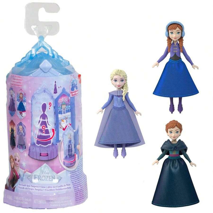 Mattel 冰雪奇緣迷你城堡驚喜娃娃－可愛又值得收藏的迷你娃娃，適合兒童和粉絲。精緻多彩的設計激發孩子的想像和玩耍熱情。採用耐用安全的材質，經久耐用。非常適合角色扮演、收藏或與朋友交換。是饋贈親友、裝飾擺設或主題套裝的完美之選。 - 彩色 - 查看 1