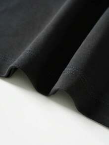 Men's Thick Cotton T-Shirt, Casual Urban Style, Brooklyn, New York View, High Quality Clothing, PAYEAH Brand - 黑色 - 查看 3