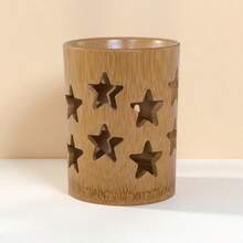 Multifunctional Bamboo Basket - A Versatile Bamboo Basket For Plants, Storage, And Home Decor. Perfect For Orchids, Succulents, Stationery, Tableware, And Daily Essentials. Lightweight, Breathable, And Crafted With A Natural Bamboo Texture. - B - View 11