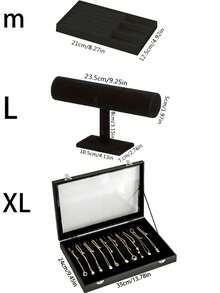 1pc Necklace Storage Box, High Quality, 20 Hooks, Necklace Display Jewelry Tray, Pendant Display Box - 20-hook Necklace Storage Box - View 7