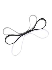 3pcs/set Elastic Candy-colored Sports Yoga Headband, Running Headband, Soccer Hair Accessories - Multicolor - View 9