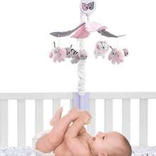Lambs and Ivy Happy Jungle Musical Baby Crib Mobile Safari Animales Chupete Juguete - Multicolor - Ver 3