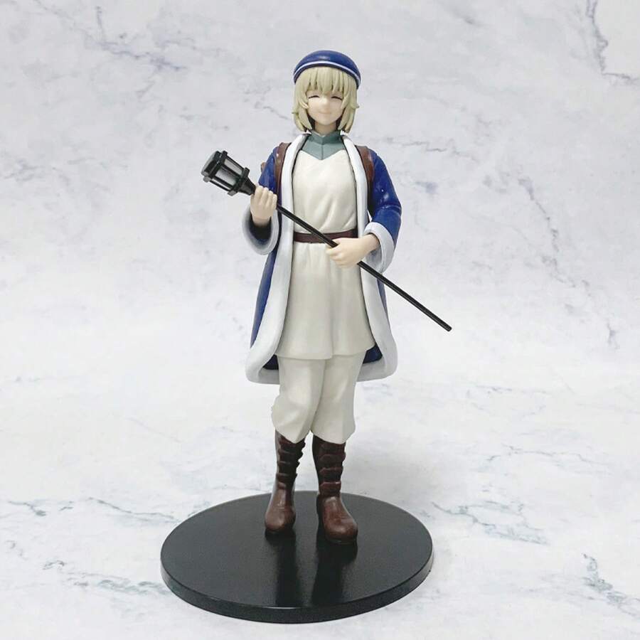 Delicious In Dungeon Figure, Squinting Falin Mage, Anime Beautiful Girl Figurine, Mini Desktop Ornament, Collectible Prize Goods, 2D Character Model, Manga Peripheral, Display Decor, Cute Table Decoration, Fan Gift - 1 - 查看 1