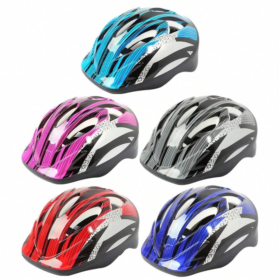 Casco de bicicleta para niños, casco de para monopatín, patinaje, ciclismo - Negro - Ver 1