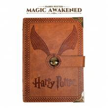Harry Potter 哈利波特笔记本，复古金色飞贼压纹硬面日记本，金属包角，学校文具计划本，复古便携办公日记本，可用于写日记、素描，是爱书人士、影迷的理想之选，也是生日、返校礼物的完美选择。 - 彩色 - 查看 14