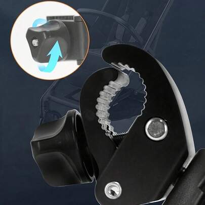 1 pieza Portavasos y Soporte para Teléfono para Cochecito de Bebé, Accesorios Multifuncionales para Cochecito con Soporte para Botella y Teléfono, Abrazadera Ajustable, Apto para Niños de 0 a 6 Años, Material Duradero, Fácil Instalación