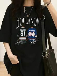 Women T-Shirts - Black - View 6