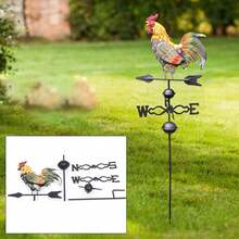 SENDERPICK Wind Vane  Wind Vane Rooster Weather Vane - Multicolor - View 2