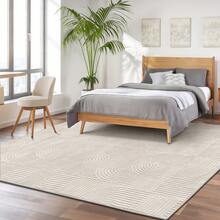 Pauwer Washable Area Rugs For Living Room Modern Beige Solid Color Soft Fluffy Rugs For Bedroom Non Slip Boho Accent Indoor Mat Floor Carpet Cover For Kids Room Dining Room Kitchen Office, Beige - Beige - View 8