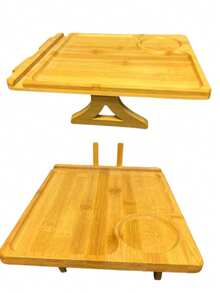 1 pieza Bandeja para reposabrazos de sofá, mesa lateral portátil, bandeja de sofá, adecuada para sostener vasos de papel, pasteles y café - Multicolor - Ver 15