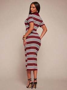 Women Midi Dresses - Multicolor 6 - View 4