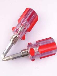 1 pieza/2 piezas Juego de destornilladores de doble uso | Barra transparente, acero de cromo vanadio, con cabezas Torx, conveniente para uso al aire libre - A-Rojo - Ver 7