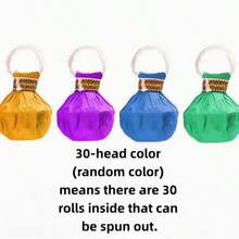 15pcs/Set Colorful Paper Bead Balls With Ribbons, Compact Handheld Design, Distinctive From Traditional Confetti, Excellent Shooting Effect, Suitable For Wedding Entrance, Birthday Party, Holiday Celebration, One-Click Full Of Ceremony Atmosphere. No Complex Operation, Single-Handed Throw For Instant Effect, Lightweight And Easy To Use, Instantly Creates A Festive Atmosphere. An Essential Item For Party Planners And Holiday Enthusiasts. - A - View 8
