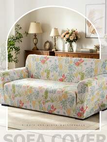 1 tấm bọc ghế sofa in họa tiết cây cỏ, chống bụi và bẩn, co giãn, bảo vệ toàn bộ ghế sofa, trang trí phòng khách, phù hợp với ghế sofa 1/2/3/4 chỗ ngồi, sử dụng được cả bốn mùa, có thể giặt máy, không bao gồm vỏ gối. - Mầm xanh - Xem 6