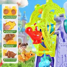 3-8 Years Old Kids Clay Modeling Toy Set | Creative Ferris Wheel Making Kit | Candy & Cookie Shaped Tools & Accessories | 4-8 Years Old Classroom, Preschool & Party Favors - Clay Set - View 5